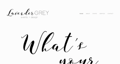 Desktop Screenshot of lavendergreyevents.com